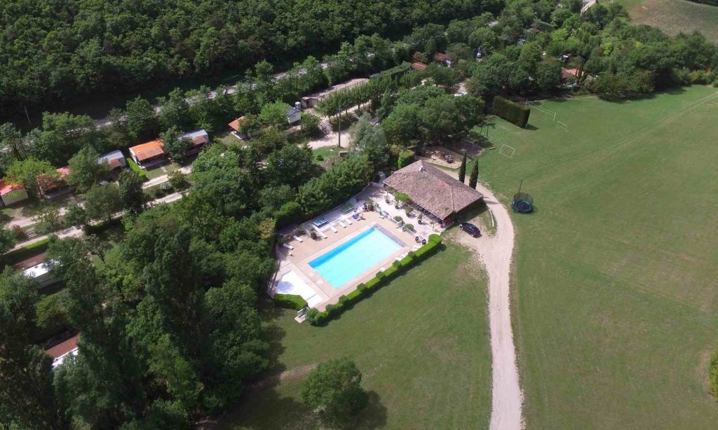 piscine vue drone